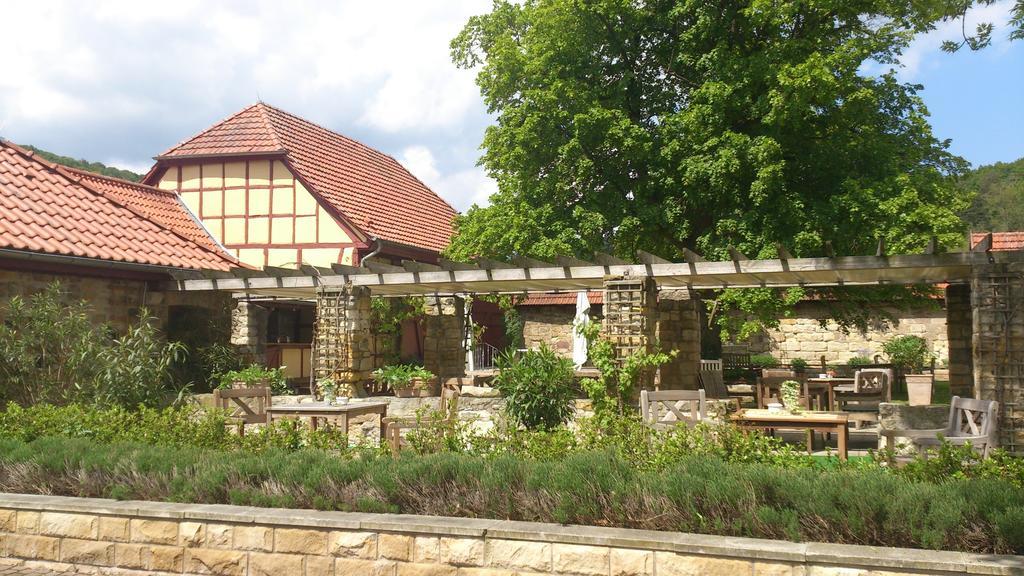 Restaurant & Pension Freudenthal Wandersleben Exterior foto